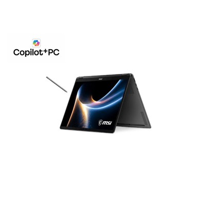 MSI Laptop Prestige 14 Flip AI+ D3MTG / Intel Core Ultra 9 386H, 14", 1920 x 1200, 32 GB RAM, 2 TB SSD, Windows 11 Pro, siva